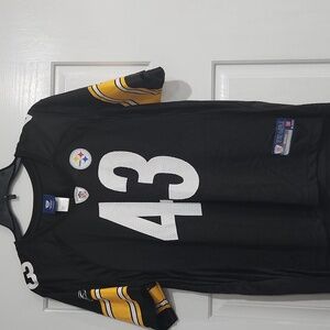 Reebok NFL OnField Pittsburgh Steelers Women’s Troy Polamalu Jersey #43 XL